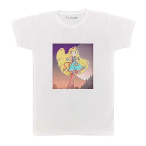 تی شرت بچگانه پرمانه طرح Star vs the Forces of Evil کد pmt.2854