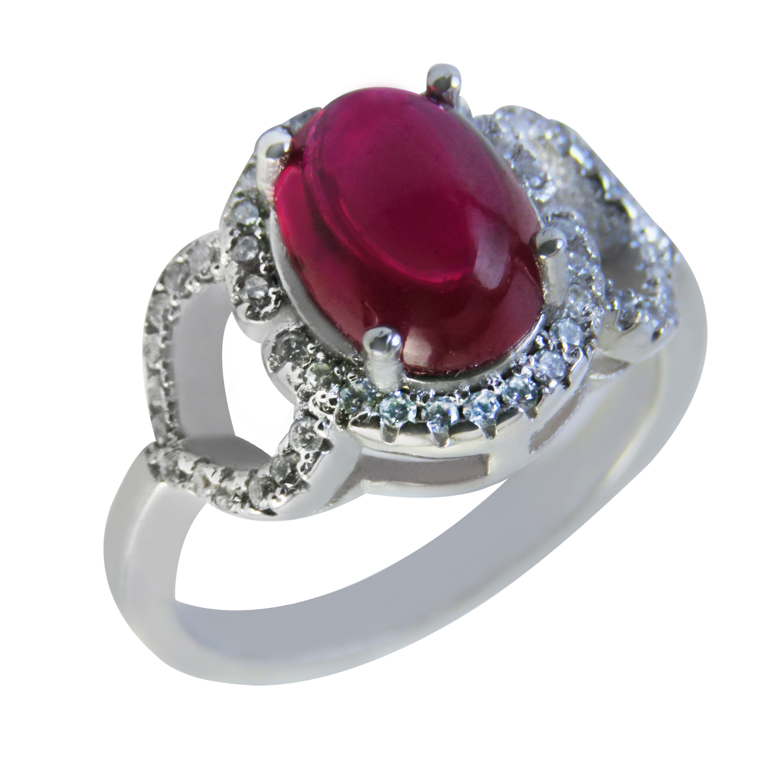 انگشتر نقره زنانه کد 2500