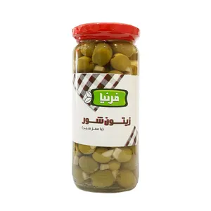 زیتون شور با مغز سیر فرنیا - 500 گرم