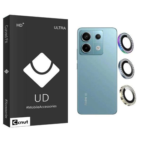 محافظ لنز گوشی کوکونات مدل UDB Ringi negin مناسب برای گوشی موبایل شیائومی Redmi note 13 Pro 5G