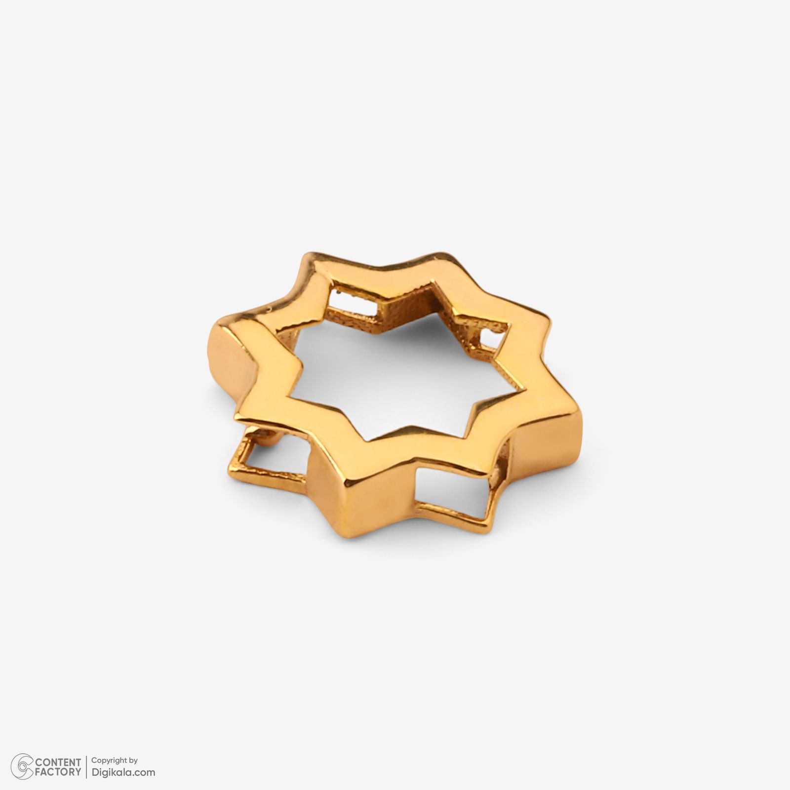 آویز گردنبند طلا 18 عیار زنانه مایا ماهک طرح پنتاگرام کد MM2135 -  - 3