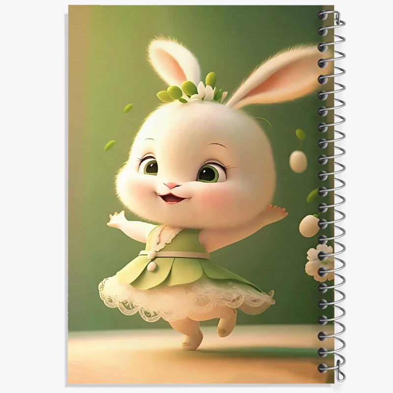 دفتر نقاشی 50 برگ خندالو طرح خرگوش کیوت کد F5680