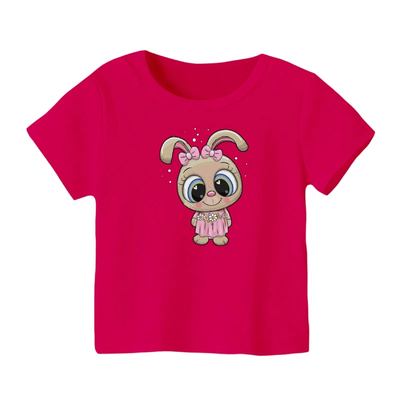 تی شرت آستین کوتاه بچگانه مدل خرگوش کد ۸