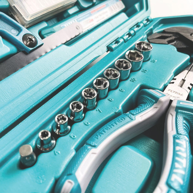 مجموعه 168 عددی ابزار توتال مدل THKTHP21686 مجموعه 168 عددی ابزار توتال مدل THKTHP21686