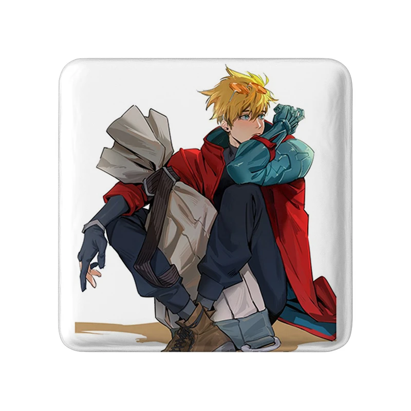 پیکسل خندالو طرح وش انیمه تریگان (Trigun) مدل مربعی کد 36223