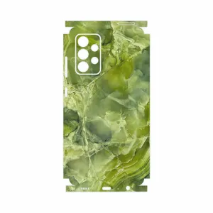 MAHOOT Green-Crystal-Marble-FullSkin Cover Sticker for Samsung Galaxy A52 5G
