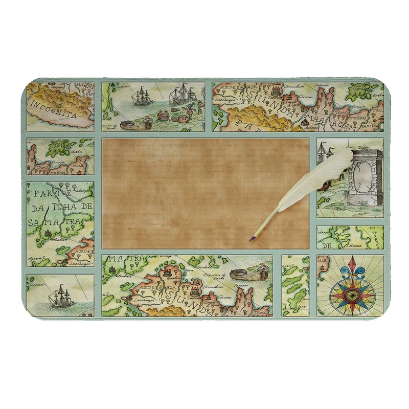  پادری طرح نقشه کد 5467 سایز 80 × 50 سانتی‌متر