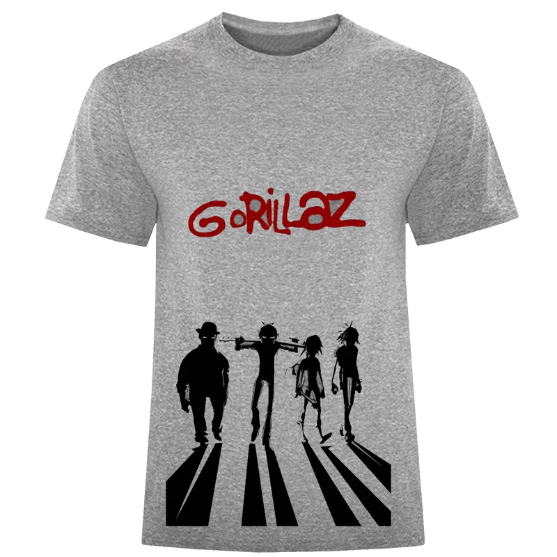 تی شرت آستین کوتاه مردانه مدل D69 Gorillaz