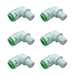 اتصال زانو تکومن مدل رزوه بیرون 1/8 به فیتینگ 6 best مجموعه 6 عددی