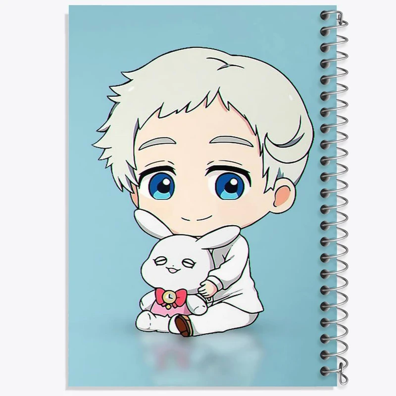 دفتر نت موسیقی 50 برگ خندالو مدل نورمن انیمه ناکجا آباد موعود Promised Neverland کد 10109