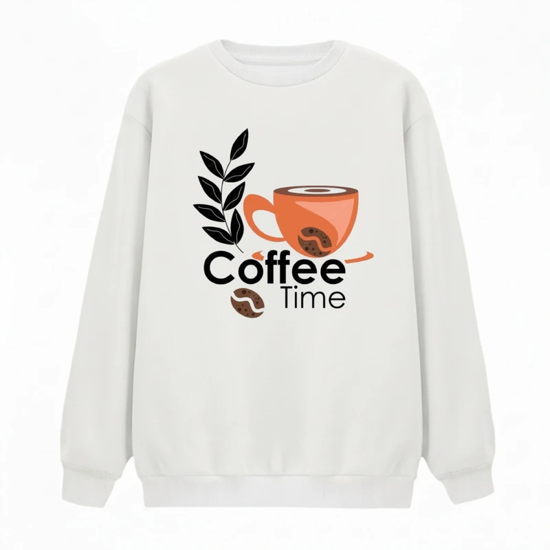 سویشرت زنانه مدل فنجان قهوه کد v8 