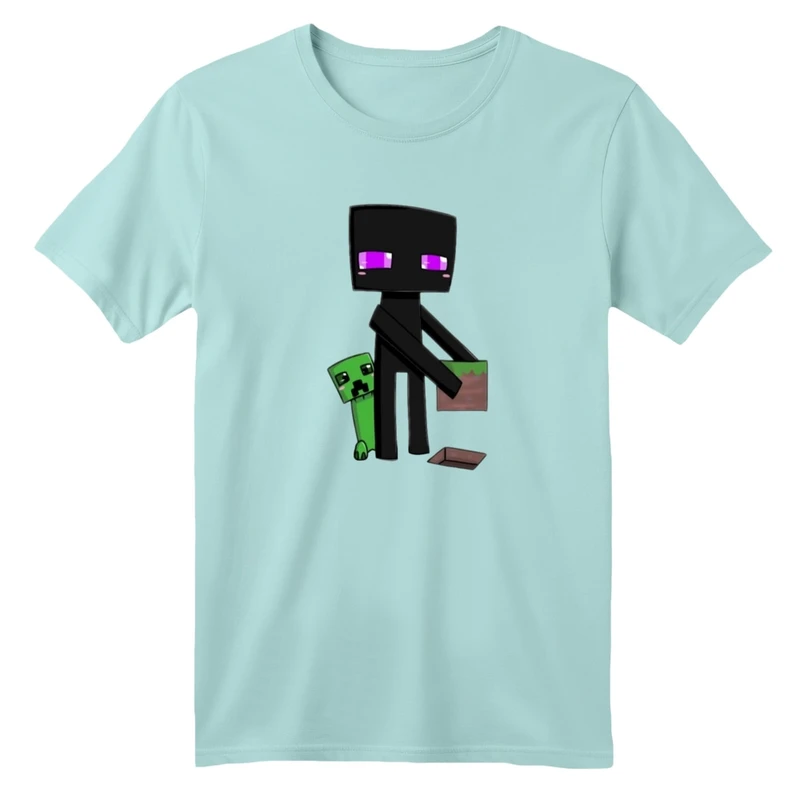 تی شرت آستین کوتاه بچگانه مدل ماینکرفت