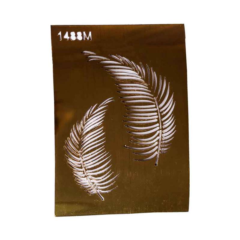شابلون طرح پر کد Fr554