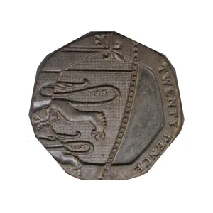 سکه تزیینی طرح کشور انگلستان مدل 20 پنی