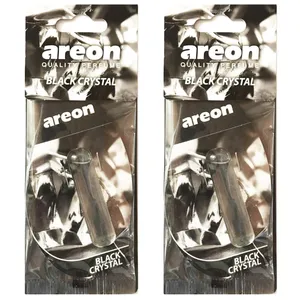 Areon Liquid 5ml Black Crystal Air Freshener Pack Of Two