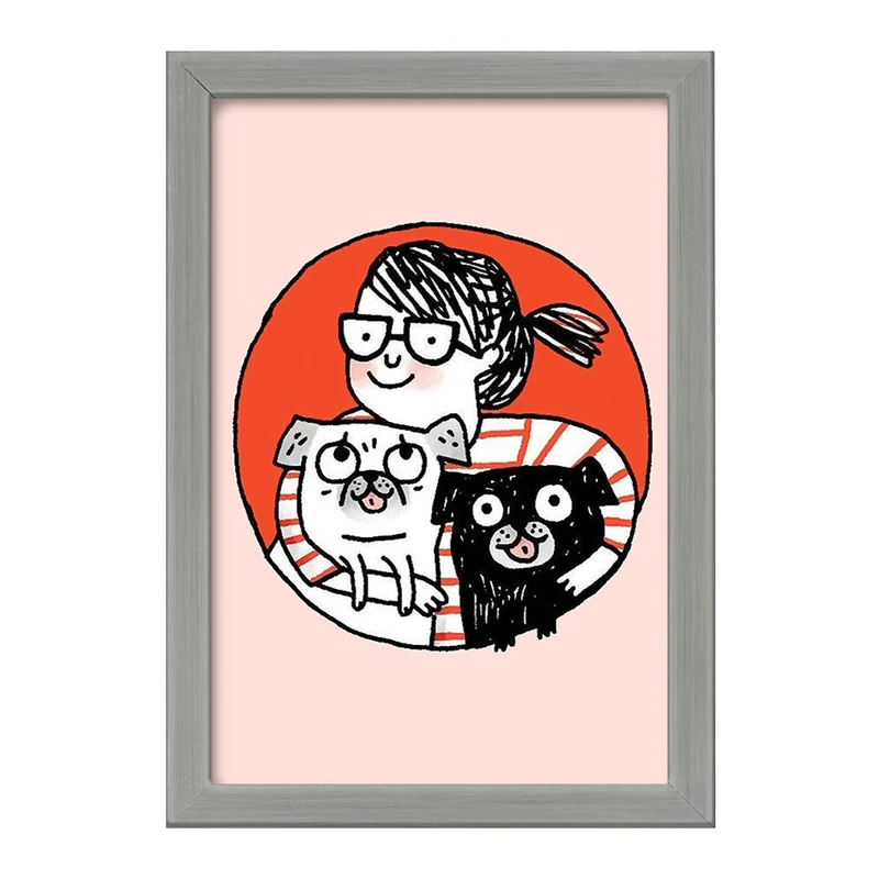 تابلو خندالو طرح حمایت از حیوانات کد 27371