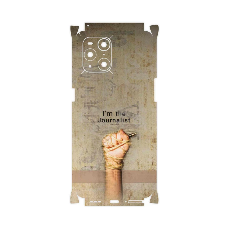 برچسب پوششی ماهوت مدل Journalist-FullSkin مناسب برای گوشی موبایل اپو Find X3 Pro