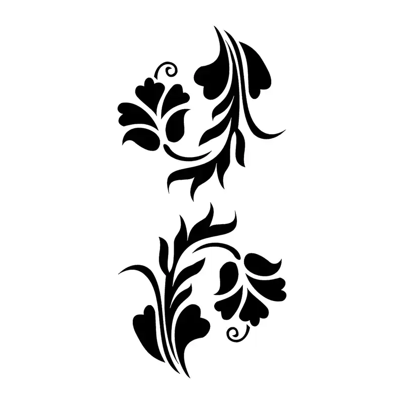 شابلون باتیس آرت طرح گل کد 50-500