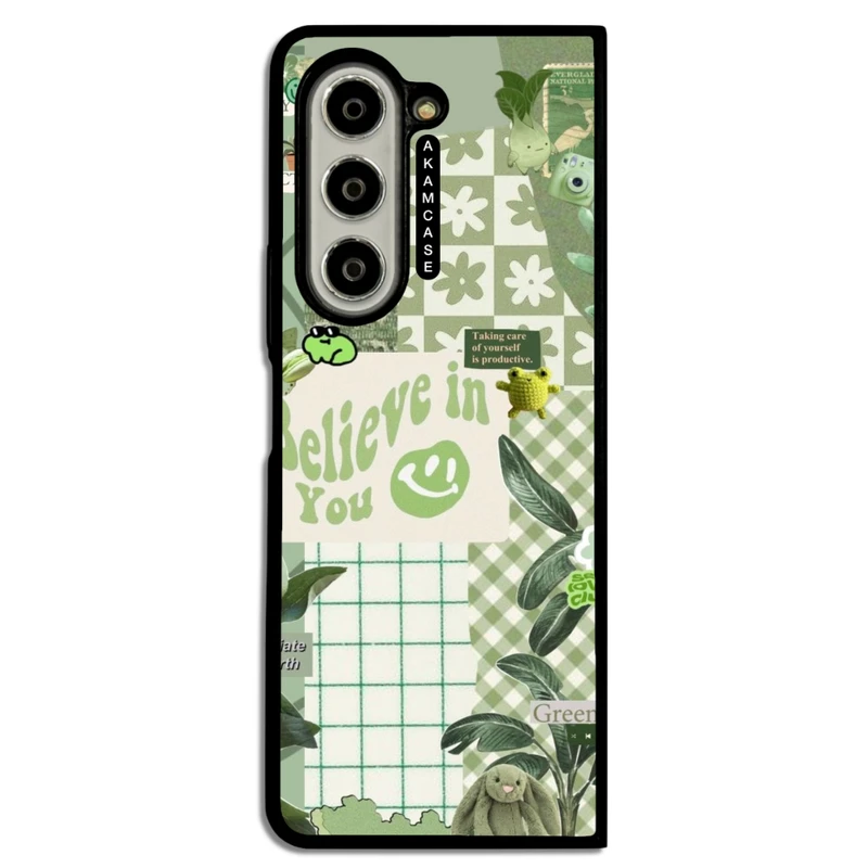 کاور آکام مدل AMC-WSGZFOLD5-GREEN-14 مناسب برای گوشی موبایل سامسونگ Galaxy Z Fold 5
