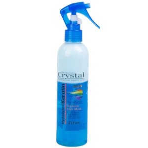ماسک مو دو فاز آبی روزانه کریستال مدل hydrolyzed keratin حجم 250 میلی لیتر
