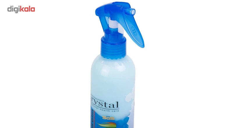 عکس شماره 3 : ماسک مو دو فاز آبی روزانه کریستال مدل hydrolyzed keratin حجم 250 میلی لیتر