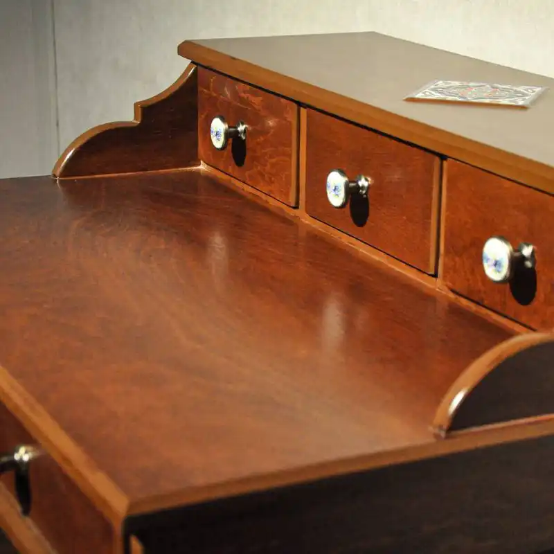 ست میز تحریر و صندلی هفت رج مدل 5 کشو