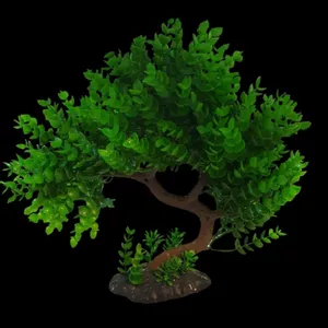 گیاه تزیینی آکواریوم مدل درختچه کد 1428