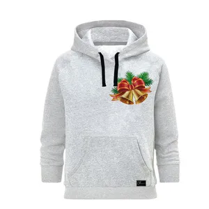 هودی زنانه مدل کریسمس کد M108 رنگ طوسی