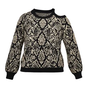 پلیور یقه گرد زنانه مدل 2017