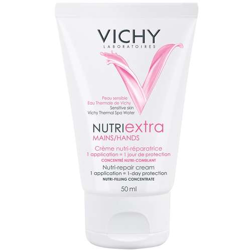 کرم ترمیم کننده دست و ناخن ویشی مدل Nutri Extra حجم 50 میلی لیتر