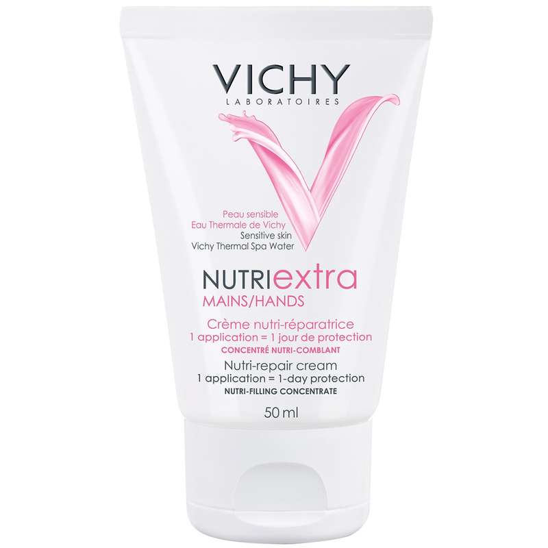 کرم ترمیم کننده دست و ناخن ویشی مدل Nutri Extra حجم 50 میلی لیتر