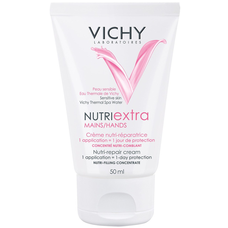 کرم ترمیم کننده دست و ناخن ویشی مدل Nutri Extra حجم 50 میلی لیتر