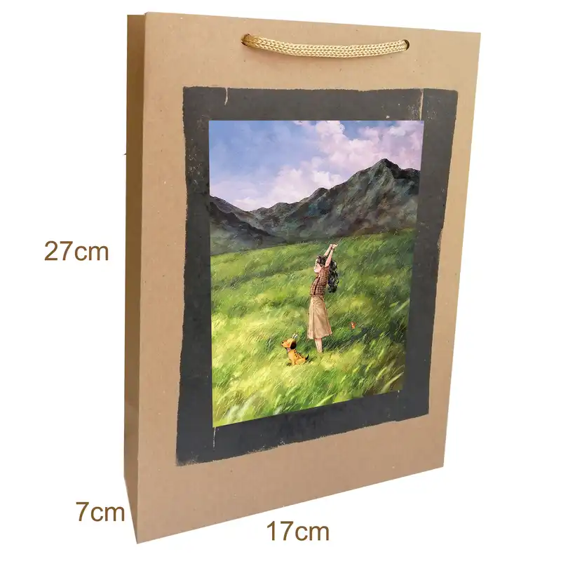 پاکت هدیه مدل دختر طبیعت