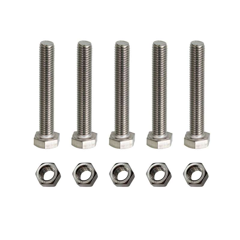  پیچ و مهره مدل Hex-12-80 بسته 10 عددی