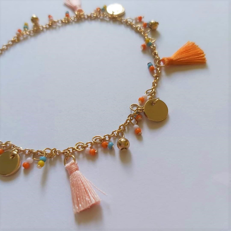 پابند زنانه مدل سکه ای