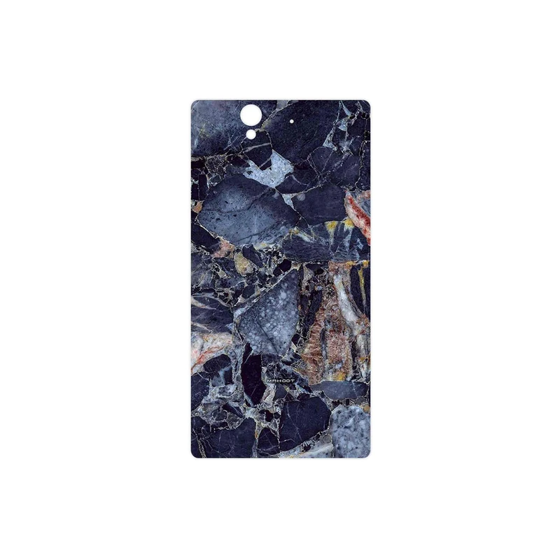 برچسب پوششی ماهوت مدل Broken black marble مناسب برای گوشی موبایل سونی Xperia X