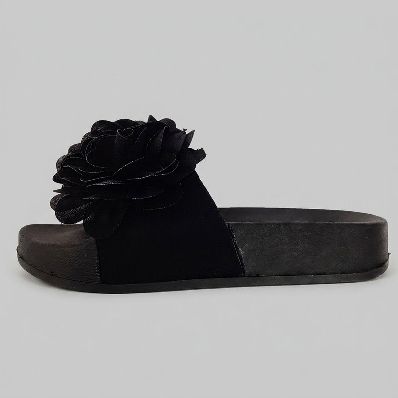 دمپایی زنانه نیکتا مدل L-030-Flower-Bl