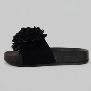 دمپایی زنانه نیکتا مدل L-030-Flower-Bl