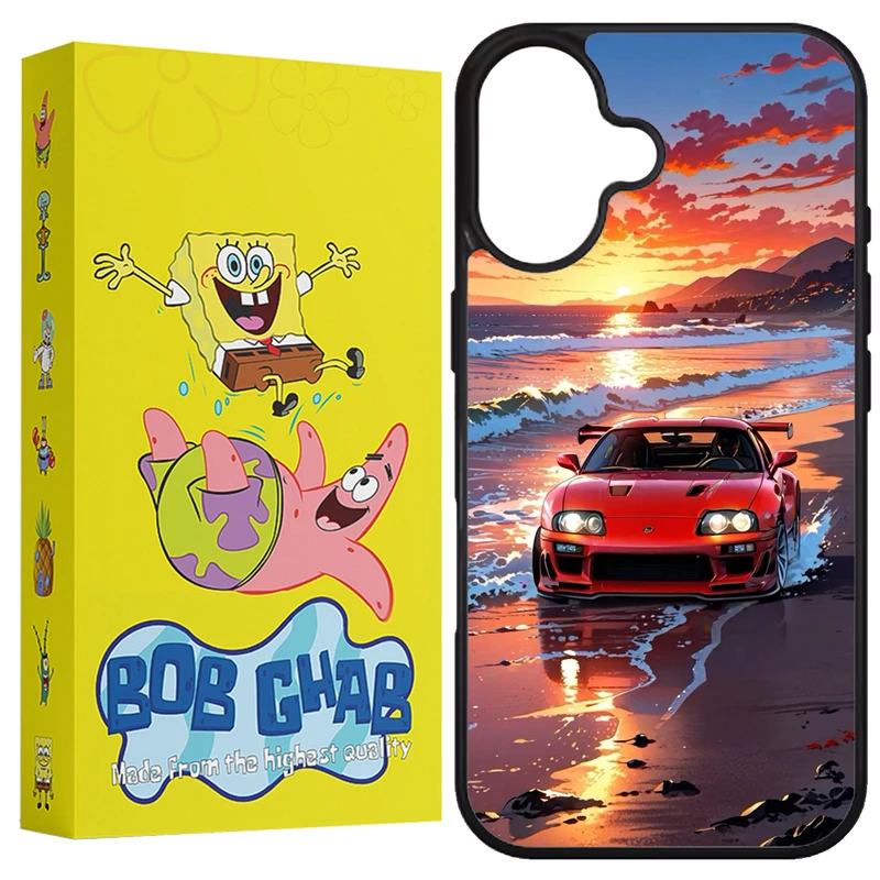 کاور باب قاب طرح ماشین مدل B16PL مناسب برای گوشی موبایل اپل iPhone 16 Plus