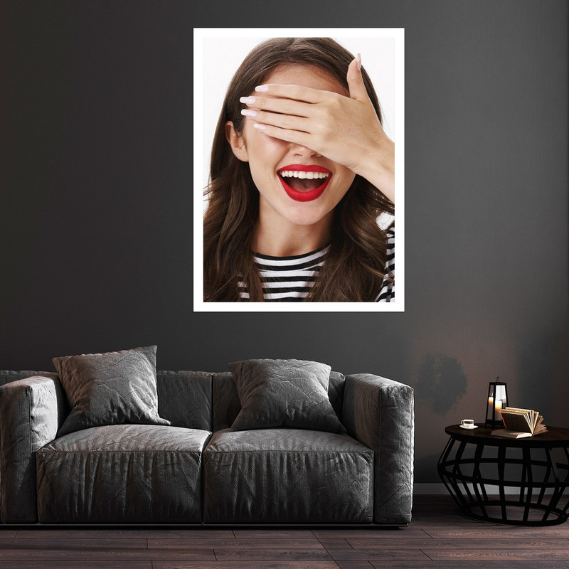تابلو بکلیت طرح لبخند و دندانپزشکی مدل قاب شاسی W-S9378