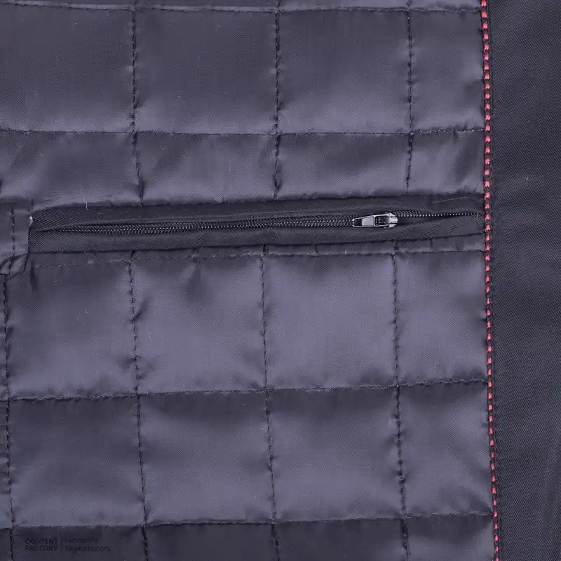 کاپشن مردانه دیورسو مدل جیب پاکتی رنگ مشکی