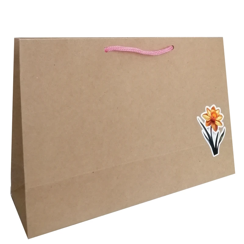 پاکت هدیه مدل عید نوروز و گل نرگس مجموعه 10 عددی