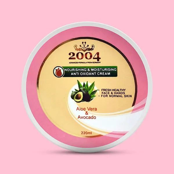 کرم مرطوب کننده 2004 مدل آووکادو و آلوئه ورا حجم 220 میلی لیتر