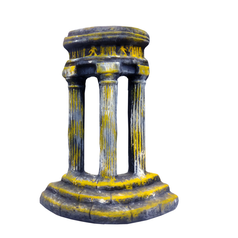 ماکت تزیینی آکواریوم مدل ستون رومی