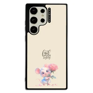 AKAM AMC-WSGS23U-ANIMALS QOUTES-14 Cover For Samsung Galaxy S23 Ultra