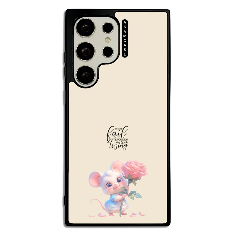 کاور آکام مدل AMC-WSGS23U-ANIMALS QOUTES-14 مناسب برای گوشی موبایل سامسونگ Galaxy S23 Ultra