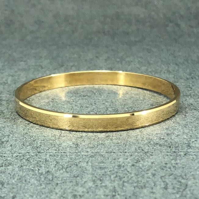 النگو طلا 18 عیار زنانه دوست خوب مدل dk141-3