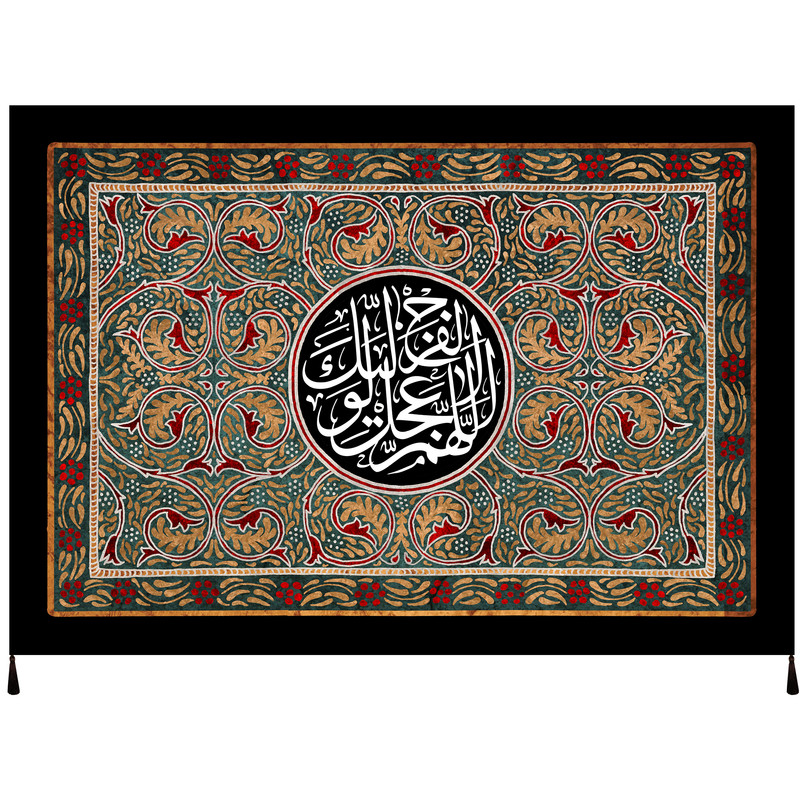 پرچم مدل محرم امام حسین علیه السلام کد 196.70100