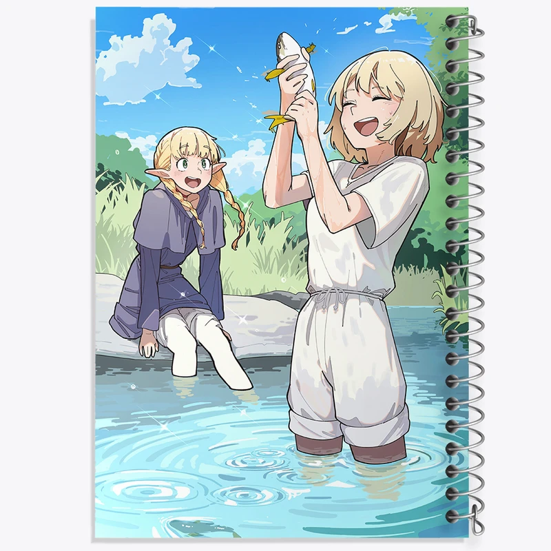 دفتر ژورنال نویسی 50 برگ خندالو مدل نقطه ای طرح فالین و مارسیل انیمه خوشمزه در سیاه چال کد 35945