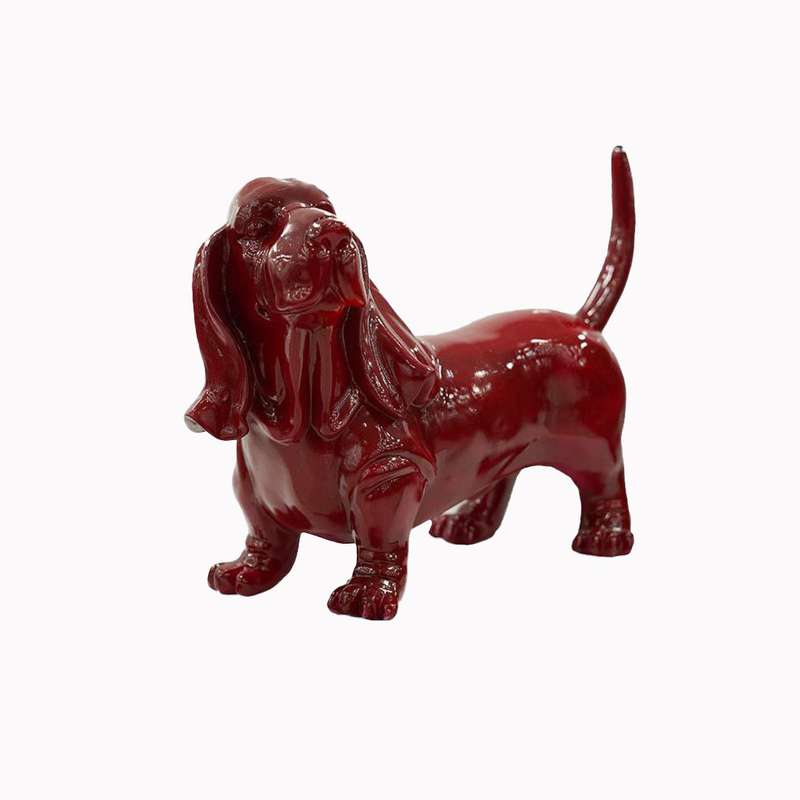 مجسمه مدل سگ بیگل فانتزی